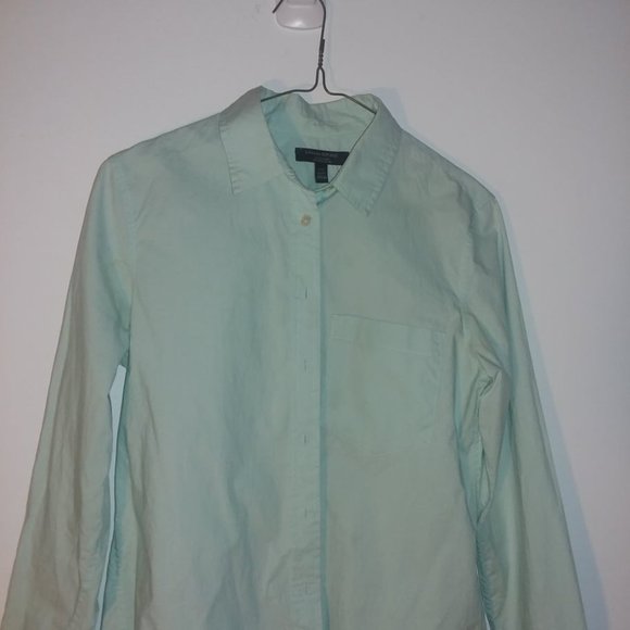 👵 3/$30 Teal Banana Republic Button Up Top Dillon Shirt Size S - Picture 4 of 4